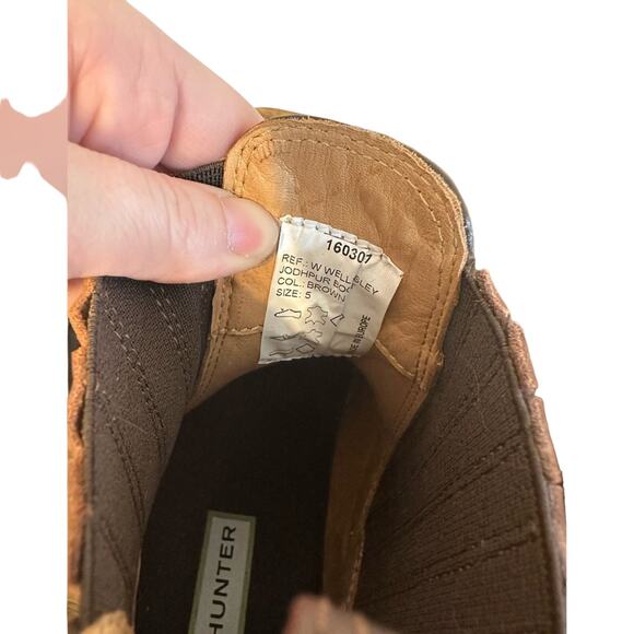 Hunter Field X Duke of Wellington Wellesley Jodhpur Brown Boots UK Size 5 RARE - Picture 10 of 11